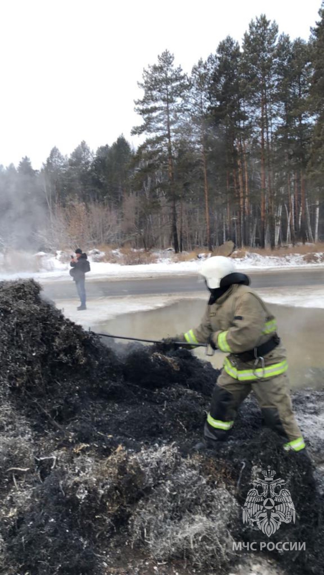 Пожарные ликвидировали возгорание металлической стружки в черте Ангарского  городского округа - Новости - Главное управление МЧС России по Иркутской  области