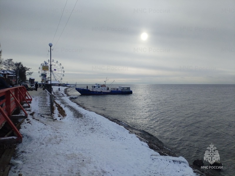 Ледовая обстановка на водоемах  Иркутской области